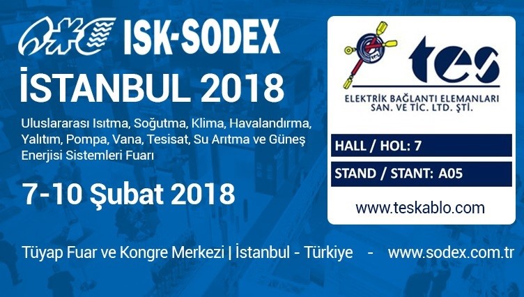 ISK SODEX 2018 Fuar'nda standmz ziyaret ettiiniz iin teekkr ederiz!